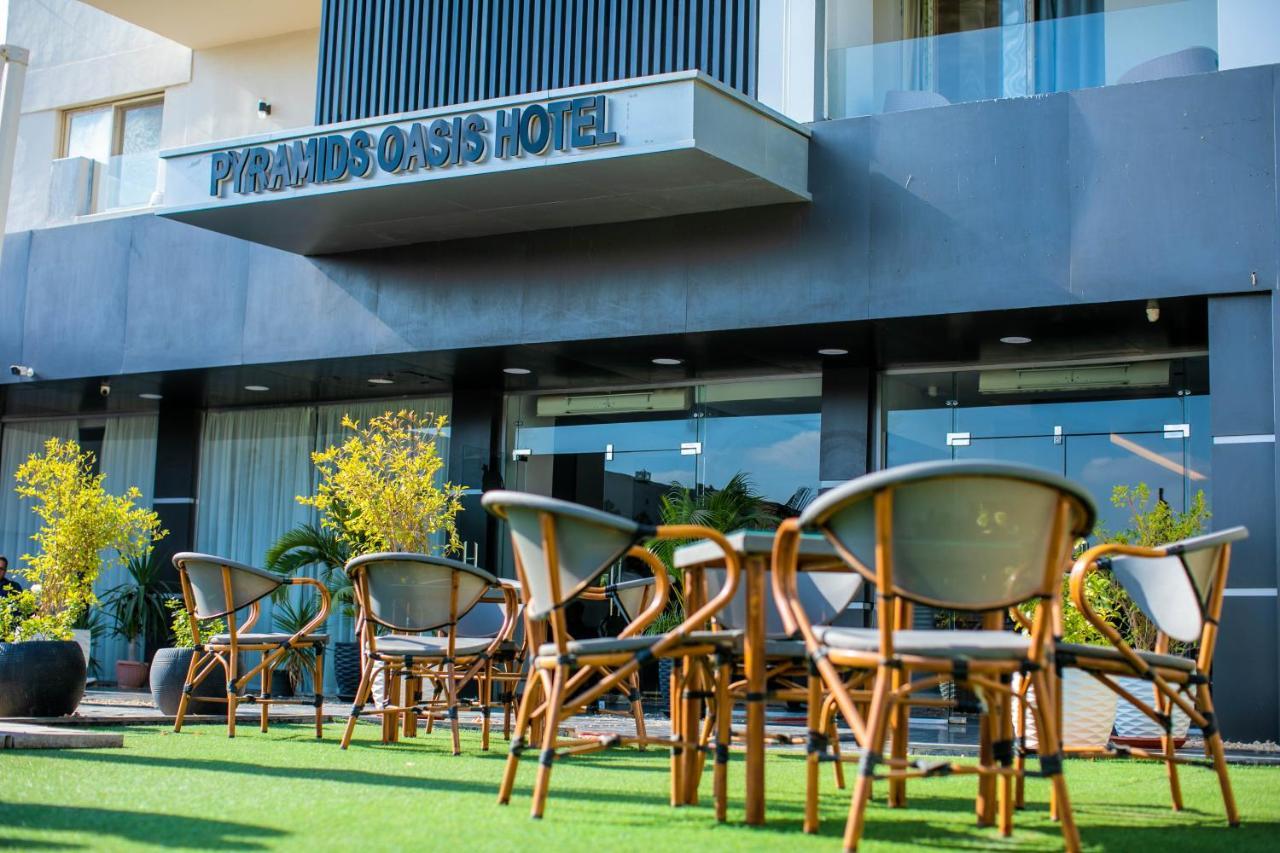Pyramids Oasis Hotel Kafrat al Jabal Exterior foto