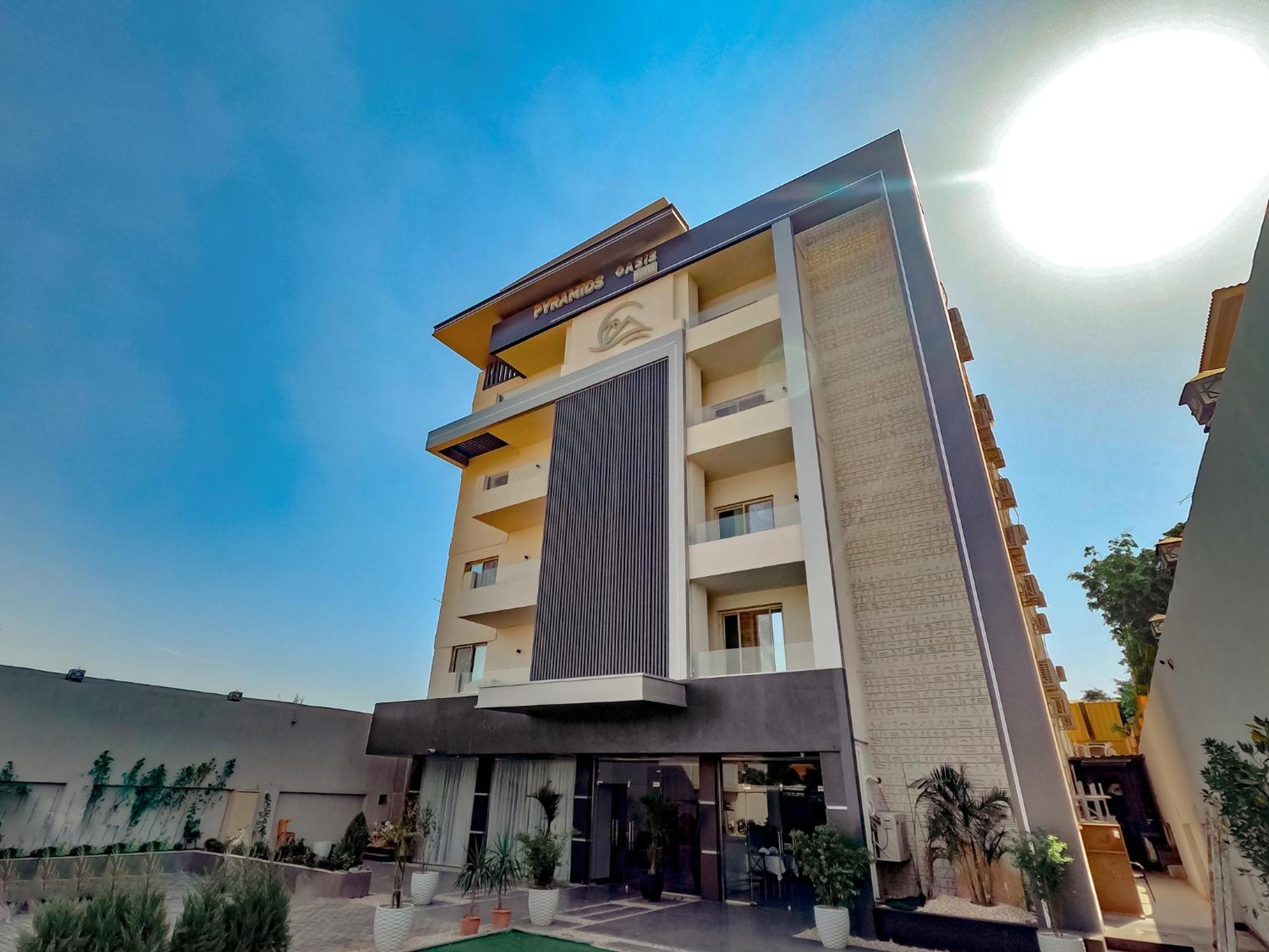 Pyramids Oasis Hotel Kafrat al Jabal Exterior foto